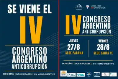 Congreso Anticorrupción en Paraná: ¿qué herramientas tiene el ciudadano para frenar la corrupción?