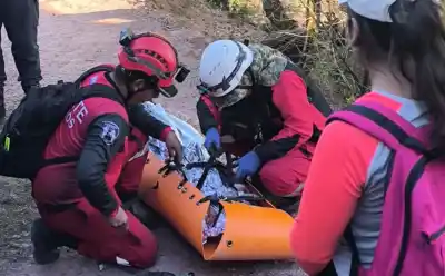 Caída en Termas de Reyes: así rescataron a una mujer de 87 años en una zona de difícil acceso