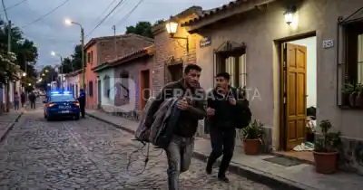 El portón abierto que delató a los ladrones de un televisor de 55 pulgadas