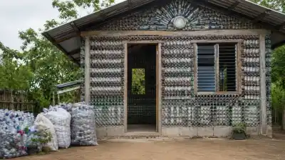 Juntó 50.000 botellas desechadas y construyó un hogar para 38 huérfanos: el detalle que pocos conocen
