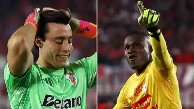 La noche de pesadilla de Santiago Beltrán: atajó tres penales, falló el último y River quedó afuera de la Copa Sudamericana
