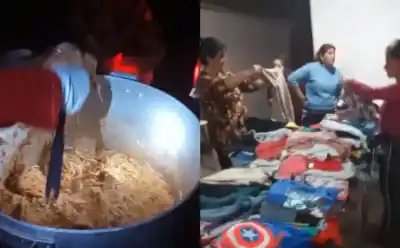 Solidaridad en Pocito: vecinos cocinaron tallarines y juntaron donaciones para las familias que perdieron todo