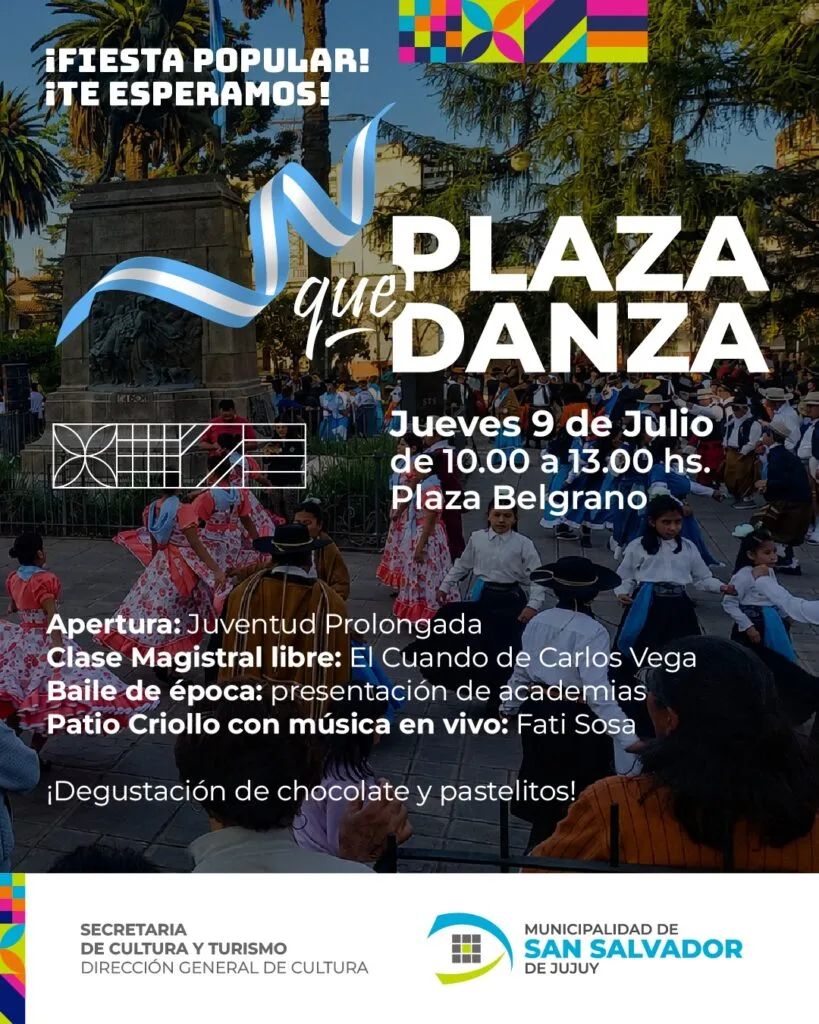 Flyer Plaza que Danza