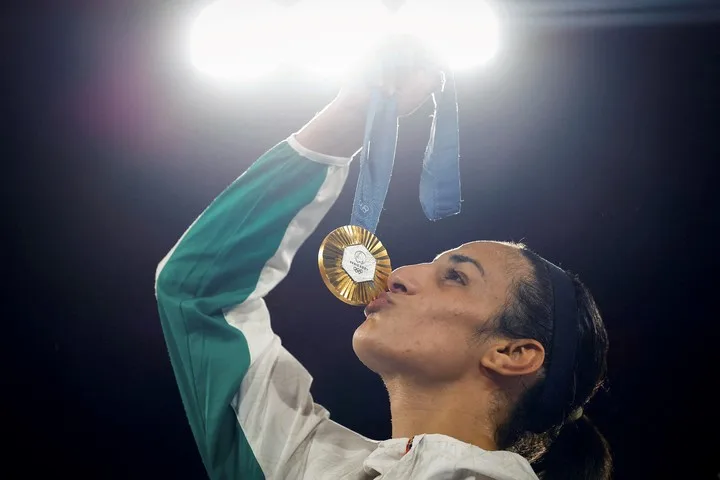Imane Khelif, eje de la polémica en los Juegos de París. Foto: Reuters