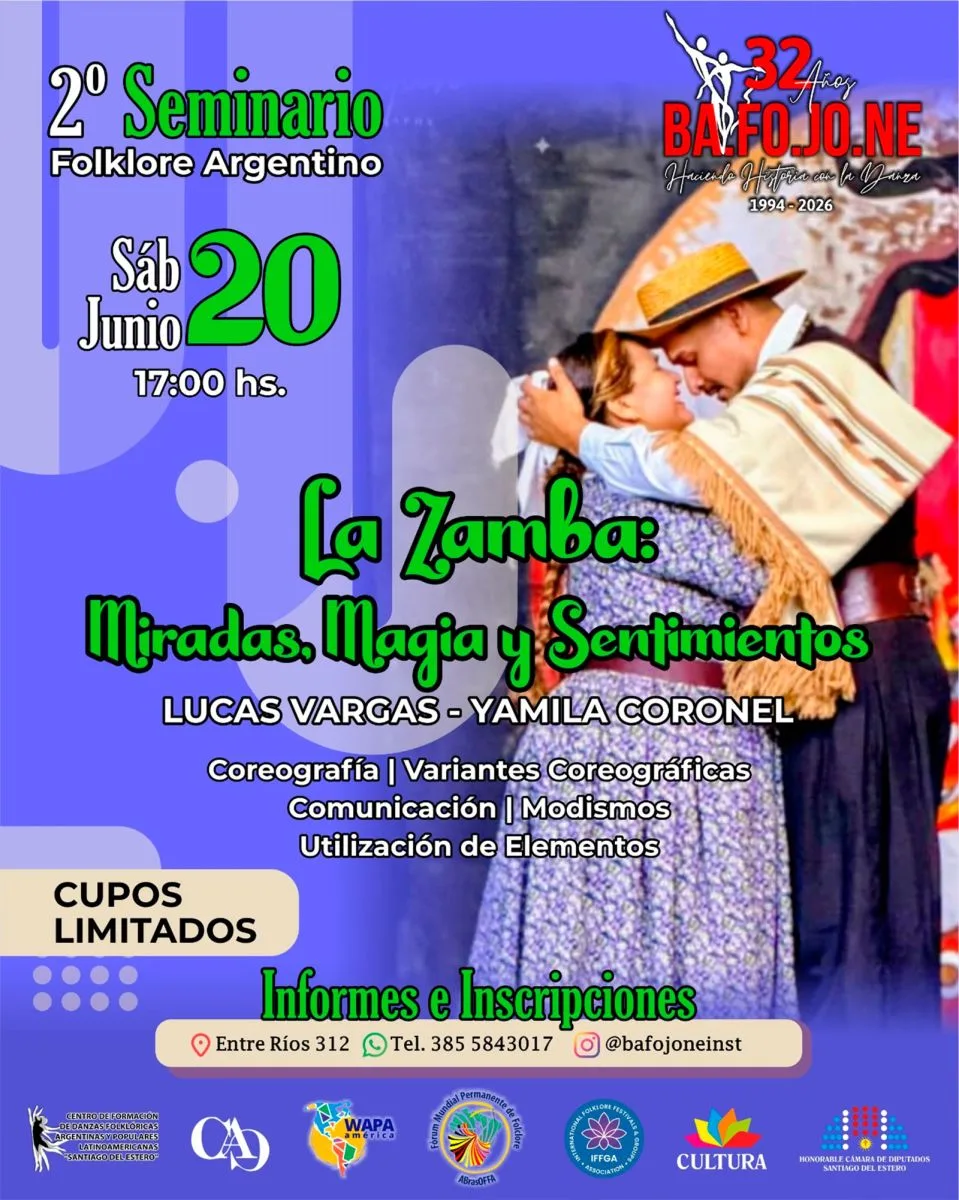 Seminario de zamba en Santiago del Estero