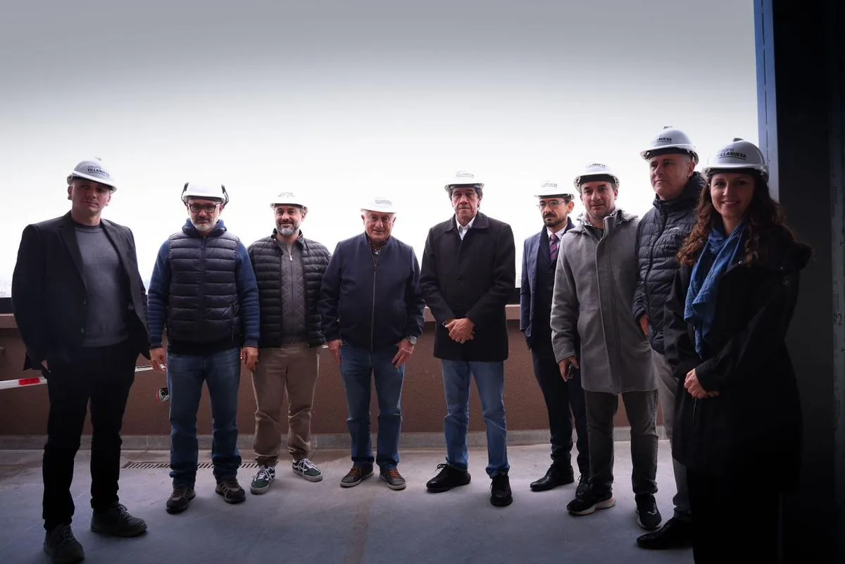 Sadir recorrió la obra del hotel Amérian Jujuy