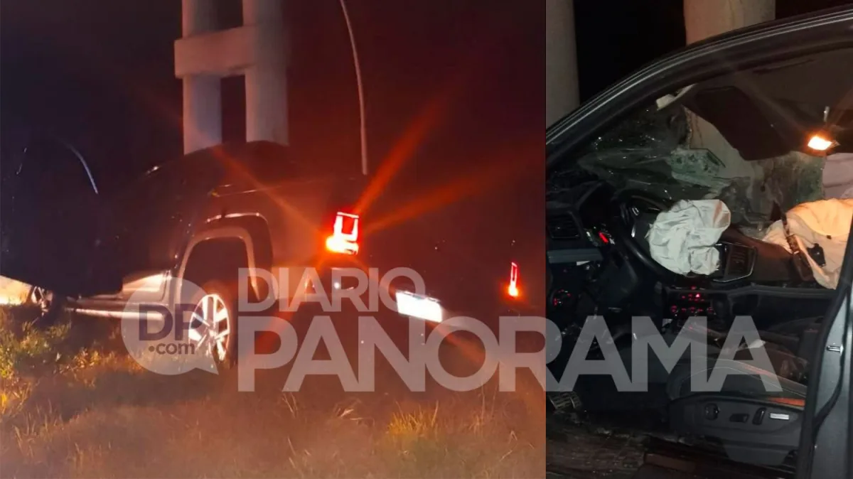 Así quedó la camioneta