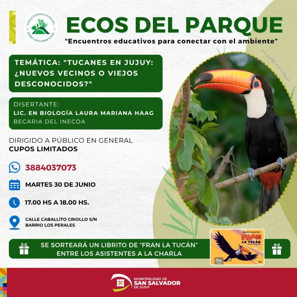 Flyer del evento Ecos del Parque