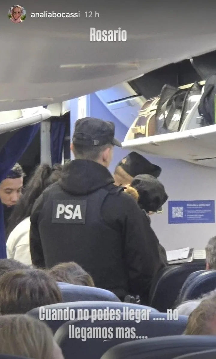 PSA en el avión