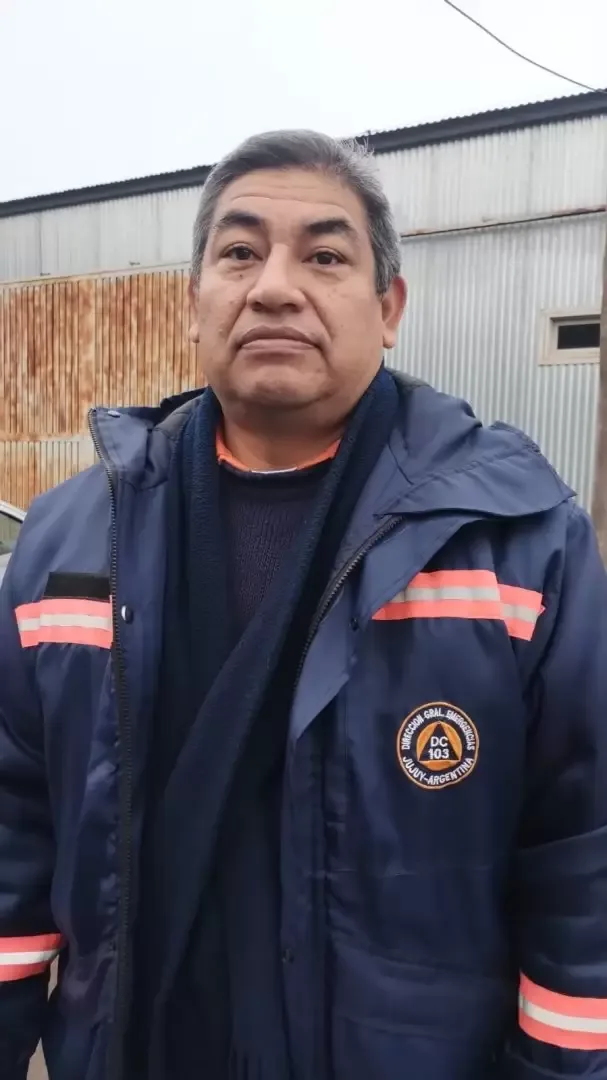 Ariel Mamaní, director de emergencias de la provincia de Jujuy