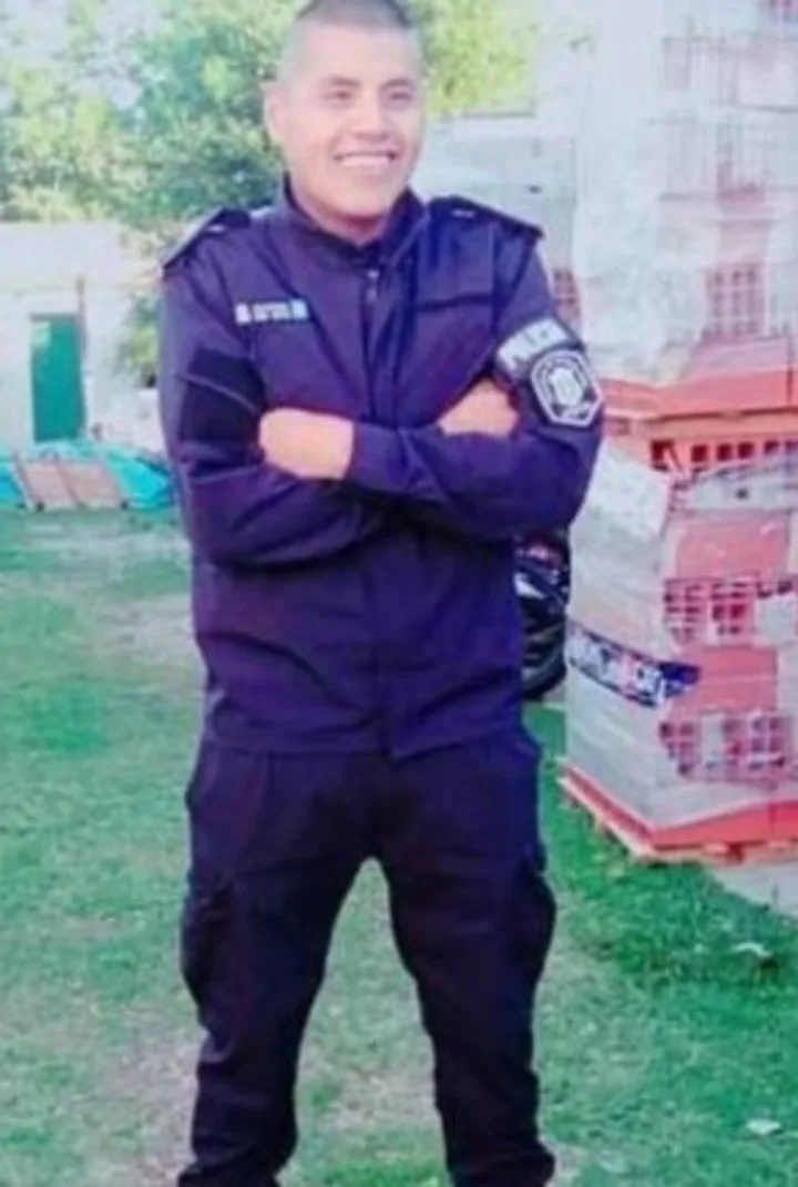 Churquina, el oficial muerto de la Policía Bonaerense.