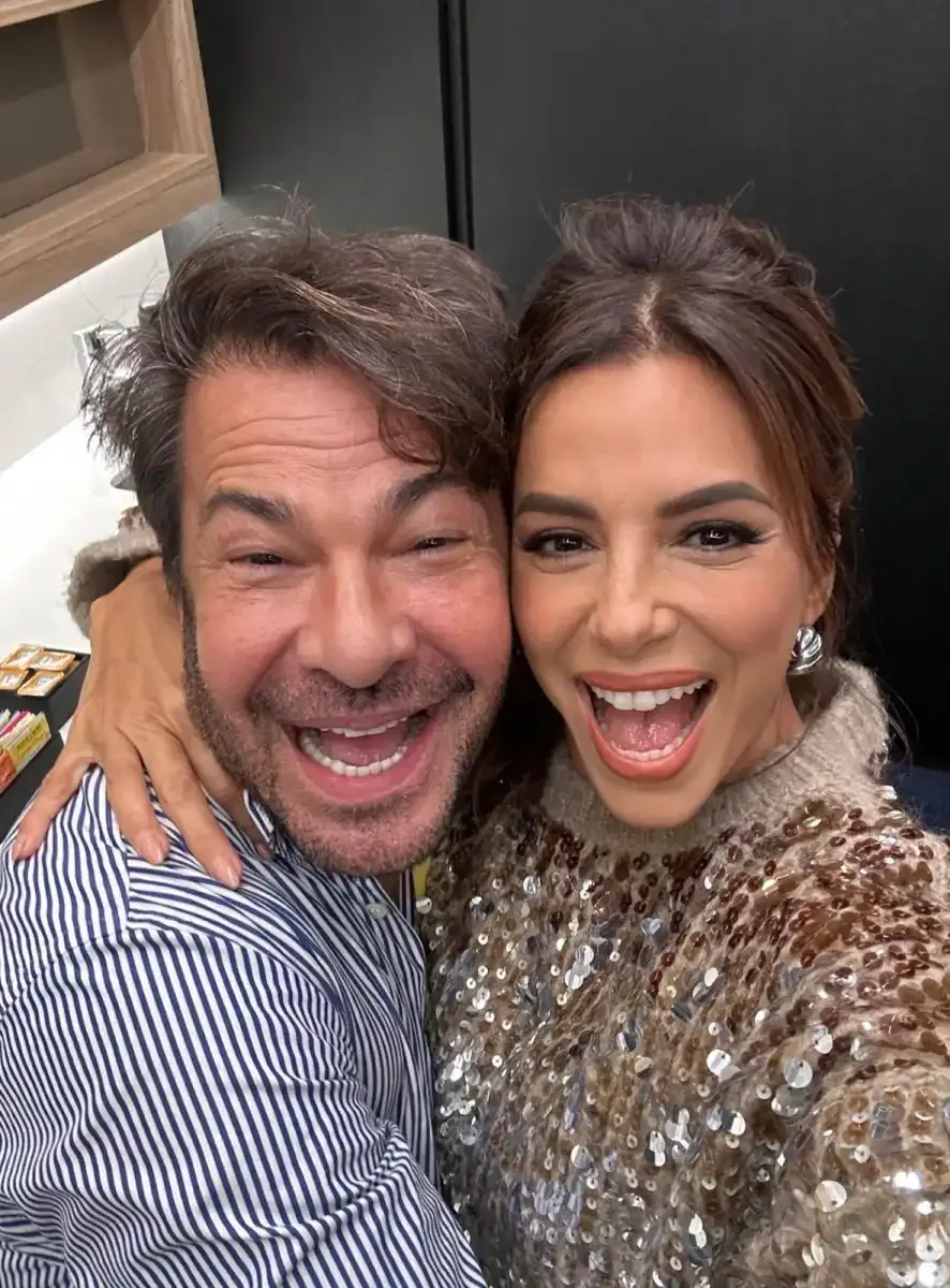 Con Eva Longoria