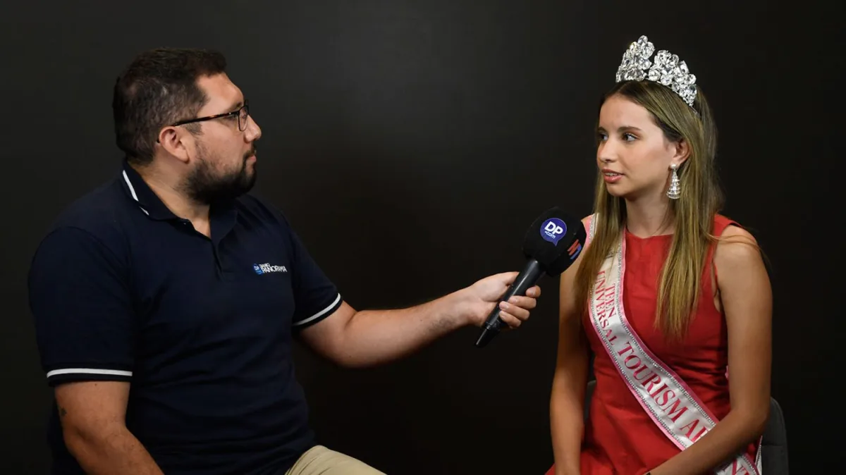 Tiziana Ingratta preparándose