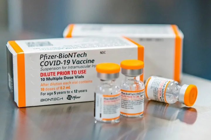 La vacuna de Pfizer pediátrica, de la que en EE.UU. se aplicaron 95 millones de dosis. Foto: AP