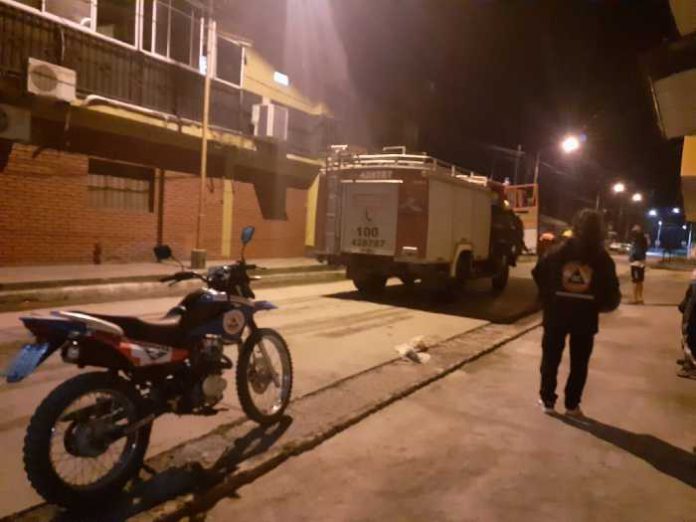 Susto en el barrio Monteros Viejo por un principio de incendio