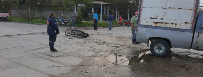 Accidente en Monteros: un menor de 15 años resultó herido