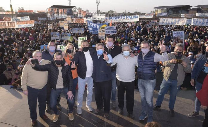 Más de 10.000 personas acompañaron al jaldismo en su acto en Monteros