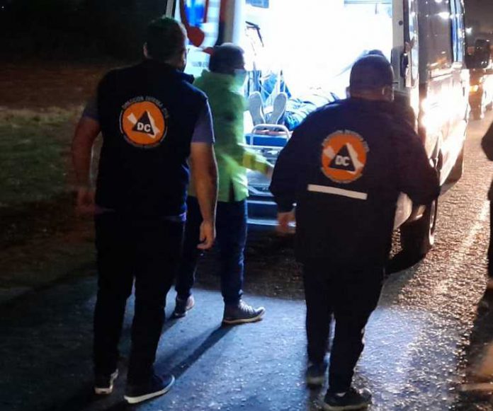 Tiraba rastras cañeras, protagonizó un accidente en Monteros y se marchó