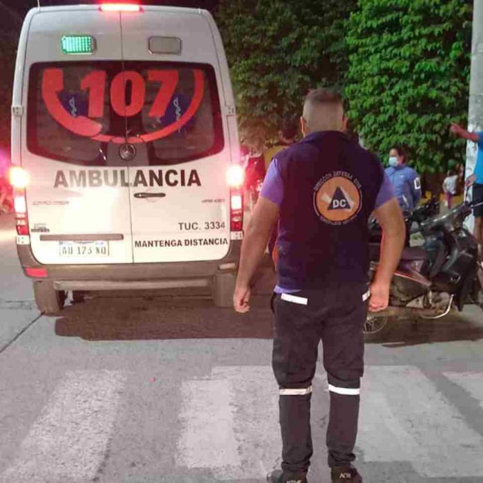 Dos motos protagonizaron un accidente en el centro de Monteros