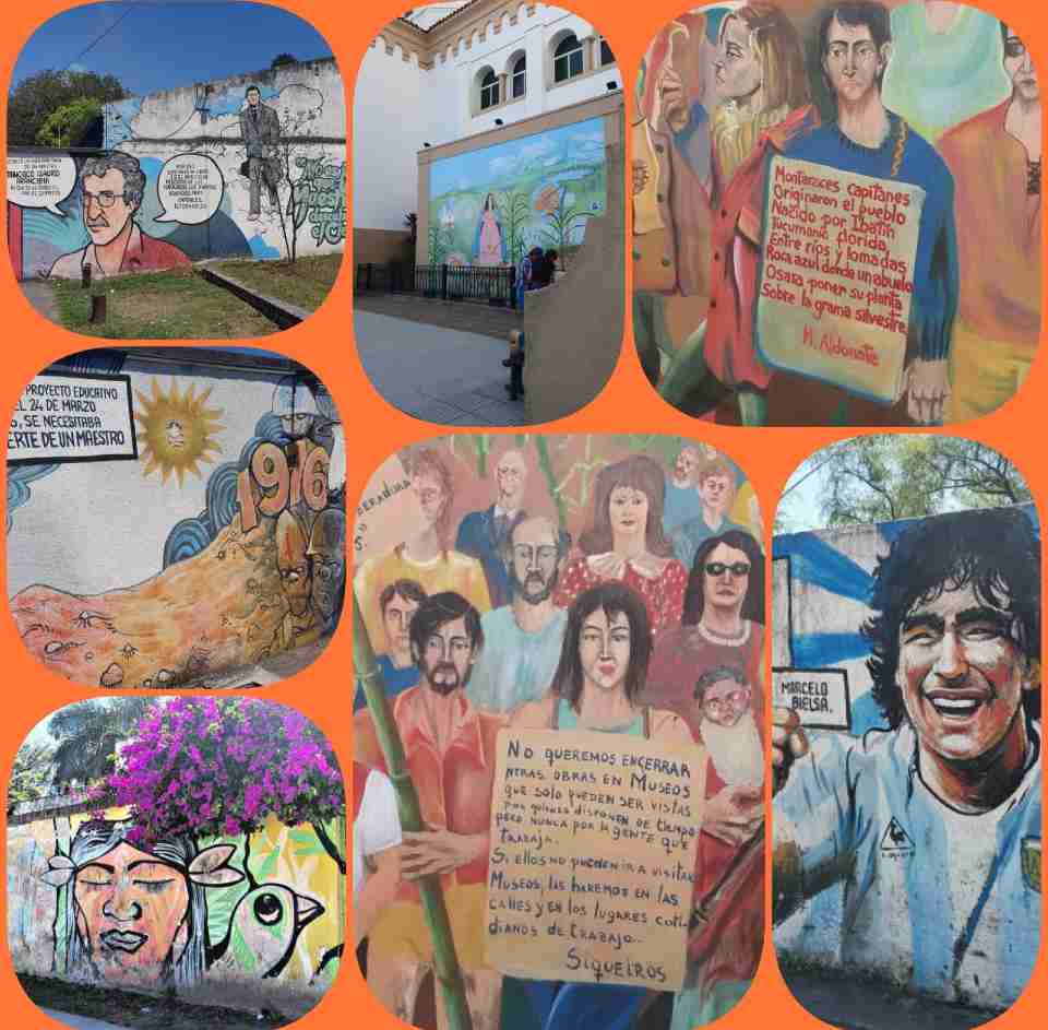 En Monteros los murales cuentan la lucha y el culto
