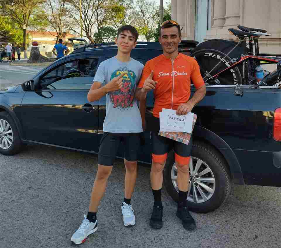 Esteban y Santiago Agüero pisaron alto en el ciclismo catamarqueño