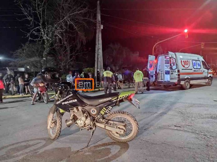 Cruzó la calle corriendo y lo atropelló una moto en Monteros