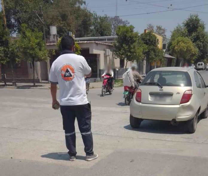 Dos automóviles dañados al protagonizar un choque en Monteros