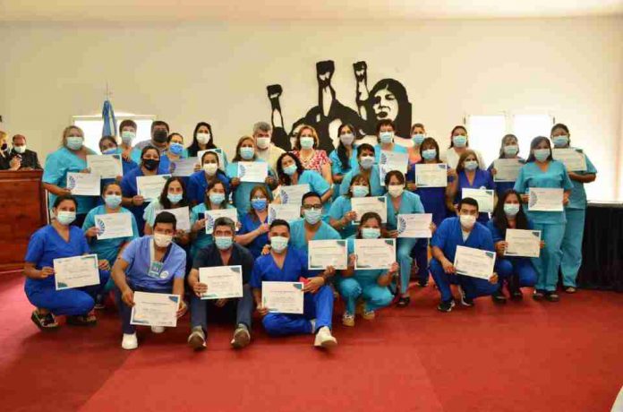 Distinguieron a los Agentes Sanitarios de Monteros