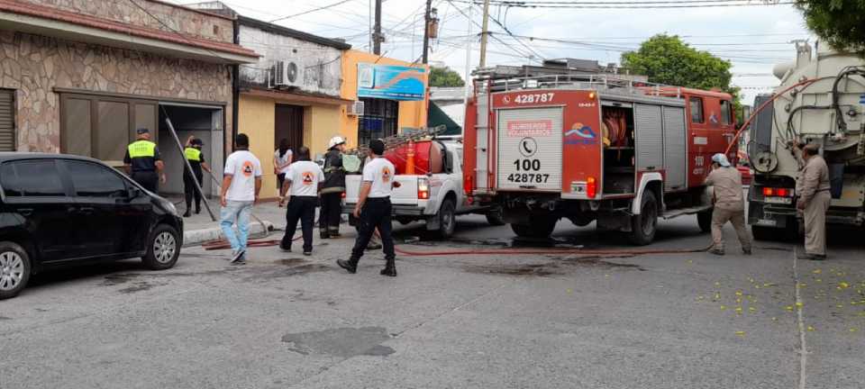 Se incendió un domicilio céntrico en Monteros: afortunadamente no hubo heridos