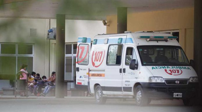 TRAGEDIA EN TUCUMAN - AMBULANCIA - ROBAR CABLES