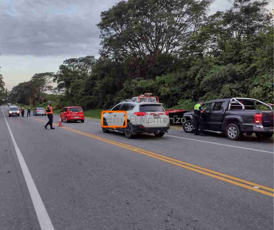 La Policía Vial retuvo vehículos por alcoholemia en Las Mesadas