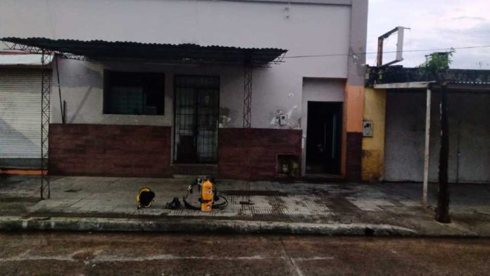 Pánico en Monteros al prenderse fuego una casilla de gas en Bº Centro