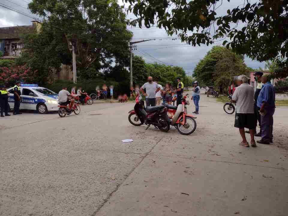 Accidente en Monteros: tres hospitalizados al chocar dos motos