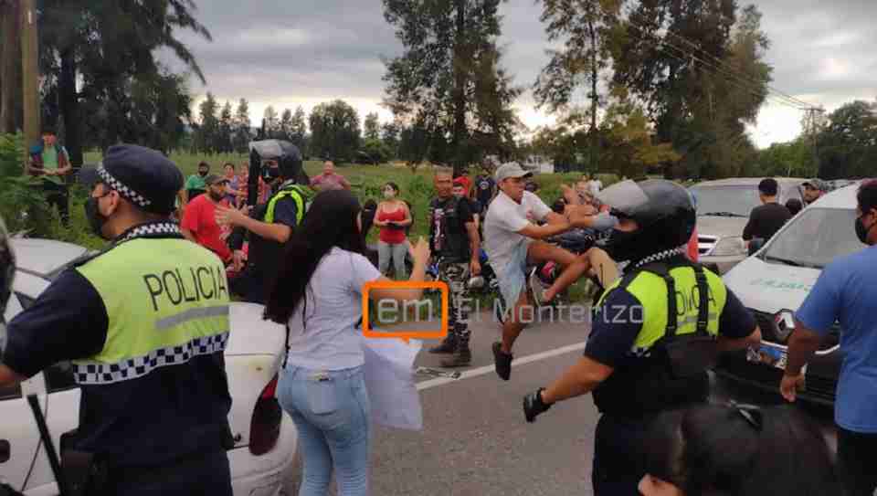 Santa Lucía: incidentes en el pedido de Justicia por Facundo (VIDEO)