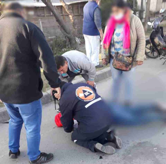 JOVEN HERIDA EN MONTEROS
