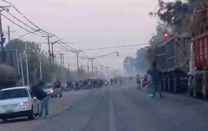 INCIDENTES EN LEON ROUGES