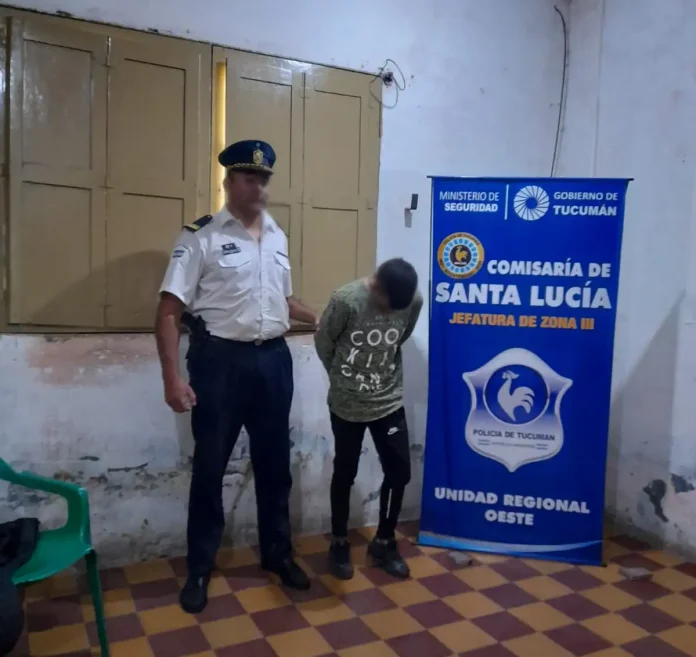 DETENIDO EN SANTA LUCIA