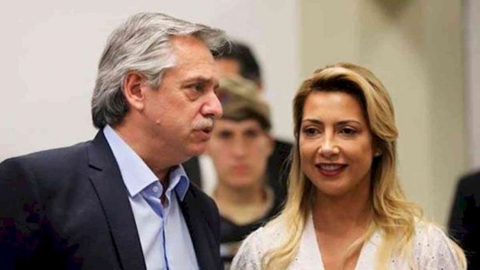 filmaron-a-alberto-fernandez-y-fabiola-yanez-mientras-hacian-tramites-en-un-banco-de-madrid - Fabiola Yáñez