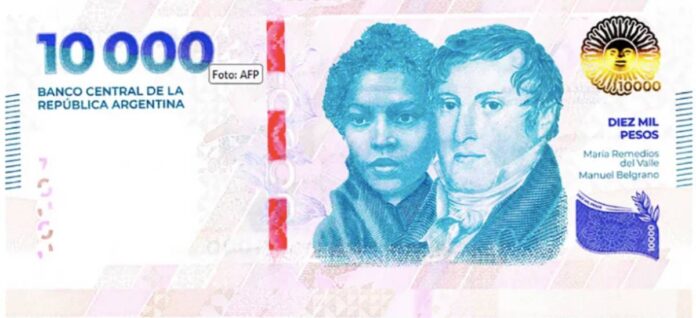 BILLETES DE $10.000