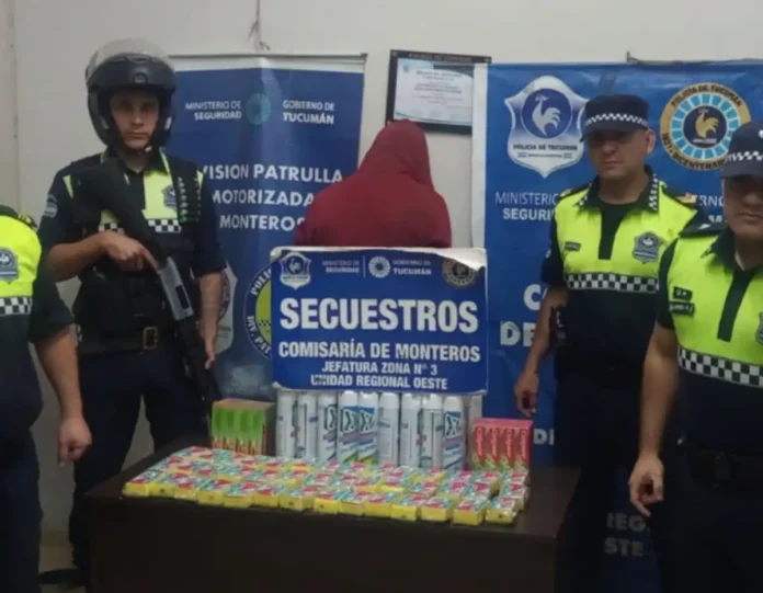 DETENIDO TRAS ROBAR EN UN COMERCIO DE MONTEROS