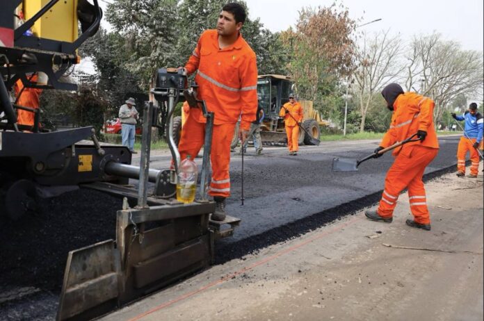 OBRAS VIALES EN MONTEROS