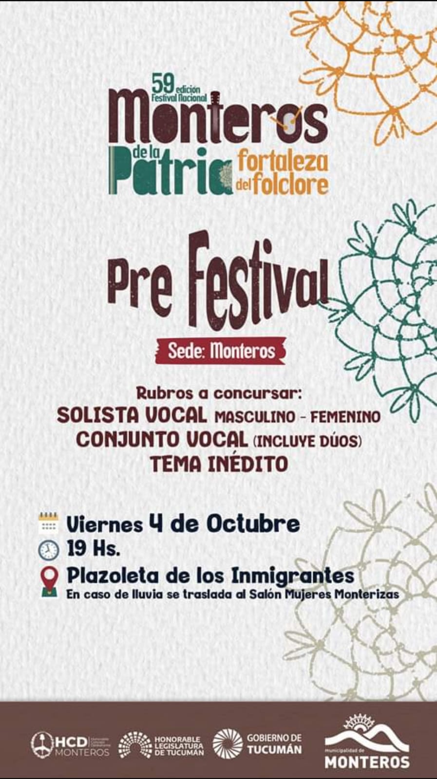 PRE FESTIVAL DE MONTEROS