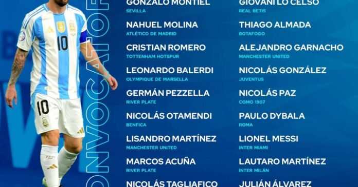 seleccion:-la-lista-para-las-eliminatorias,-con-la-vuelta-de-messi-y-la-baja-del-dibu-martinez
