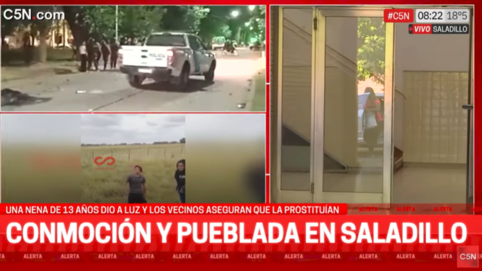 pueblada-y-conmocion-en-saladillo-por-la-nena-de-13-anos-que-dio-a-luz-un-bebe