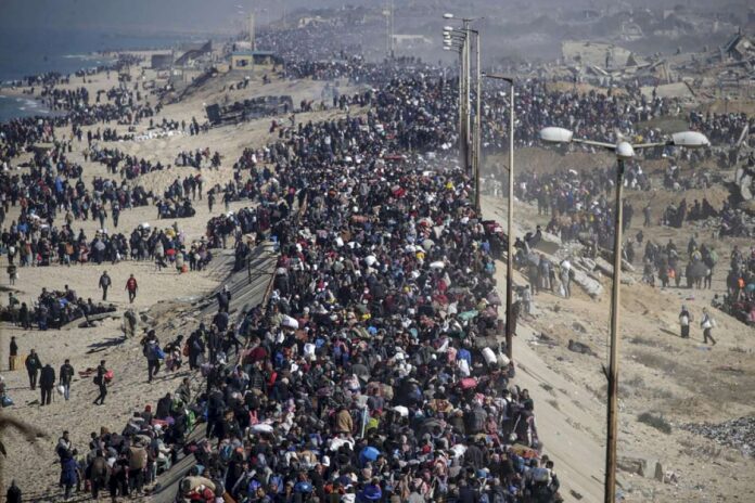 miles-de-palestinos-pudieron-volver-al-norte-de-gaza