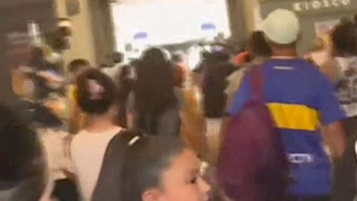 termino-el-paro-de-trenes-y-hay-caos-en-constitucion:-la-gente-salta-los-molinetes
