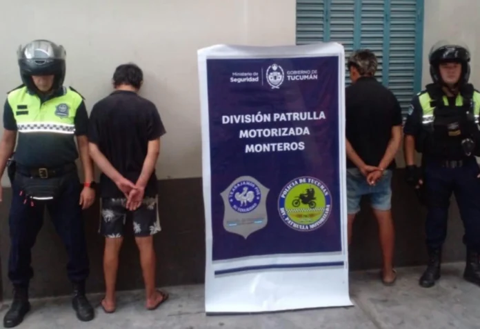 DOBLE APRENSION EN MONTEROS