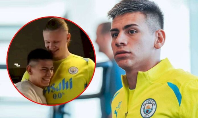 el-video-viral-del-diablito-echeverri-conociendo-a-haaland-en-el-manchester-city:”despues-te-saco-a-pasear”