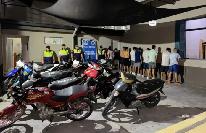UN MEGAOPERATIVO POLICIAL EN MONTEROS