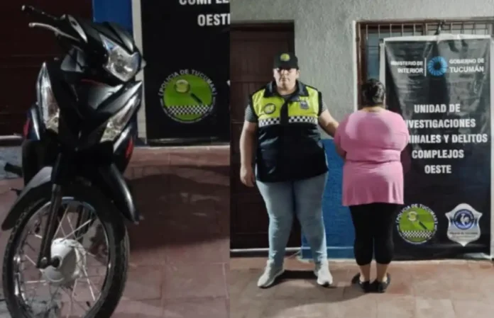 UNA MOTOCICLETA ROBADA